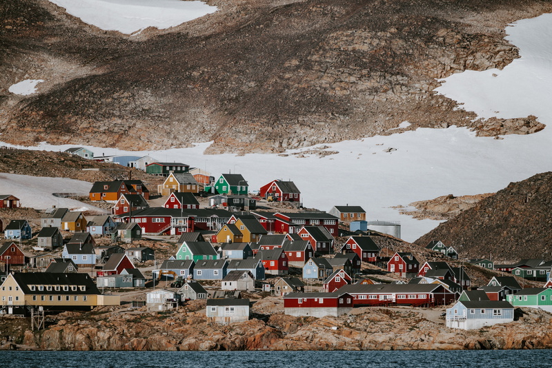 ice, tourism, color, summer, town, arctic, remote, hill, famous Place, greenland, european Alps, winter, scenics, europe, rock - Object, architecture, outdoors