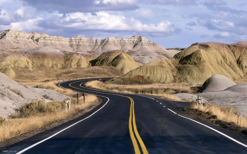 montes, 720P, desierto, curvas, carretera