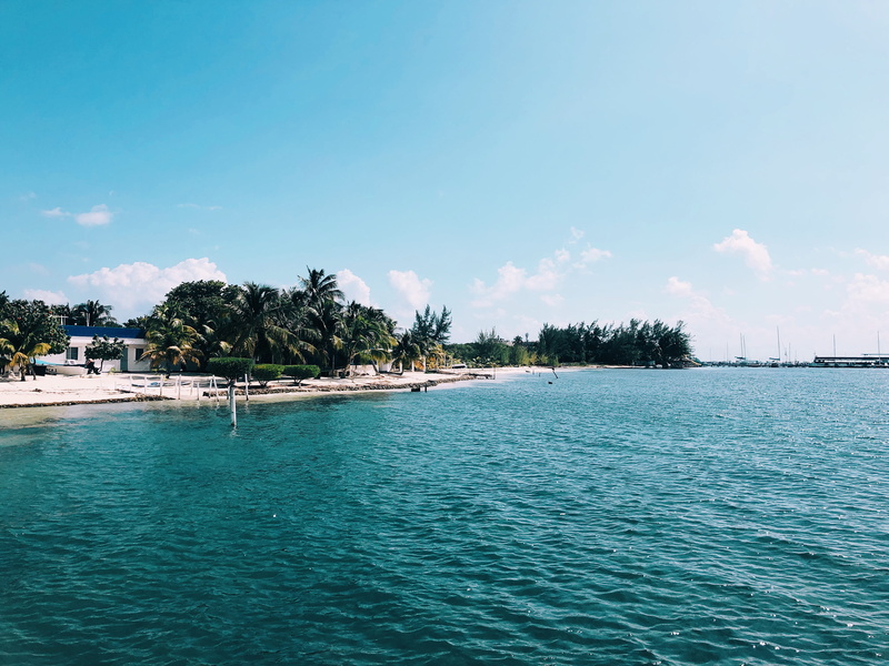 sky, mexico, outdoors, swimming pool, isla mujeres, tropical climate, land, no people, ocean, tranquil scene, waterfront, nature, sea, scenics - nature