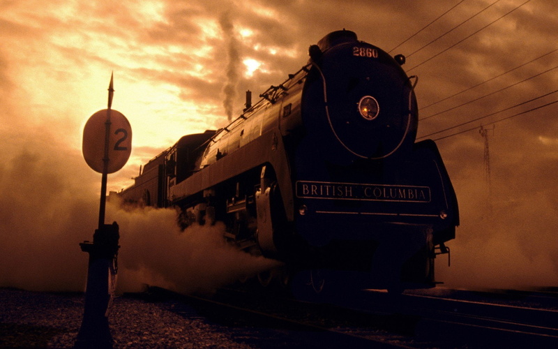 paso, vapor, 1080P, tren, nivel