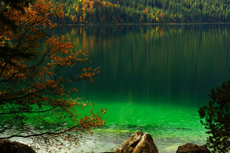 mirroring, background, recovery, holiday, idyllic, reflections, bank, 5K, reflection, scenics - nature, rest, daytime, body, idyll, autumn, lake, day