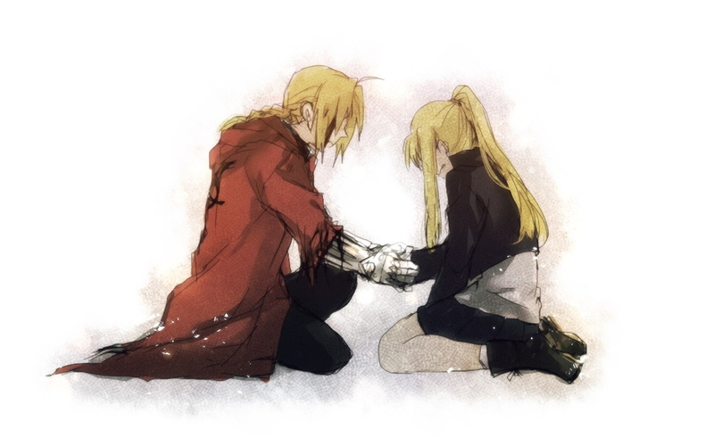 Rockbell Winry, anime, hd, edward, alchemist, art, elric, rockbell, metal, 1080P, x, Elric Edward, full, winry