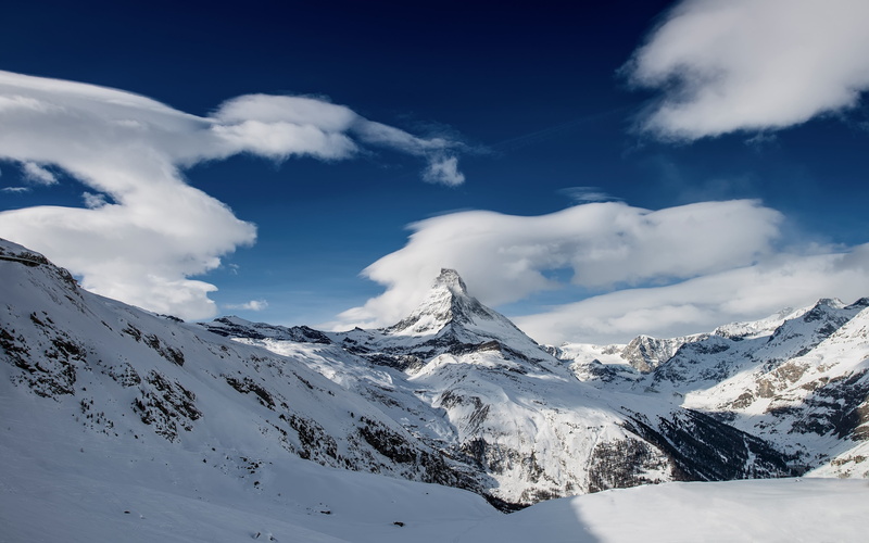 snowy, snow, beauty in nature, mountain, sky, tranquil scene, snowy peak, non-urban scene, white color, environment, landscape, cold temperature, 4K, mountain peak
