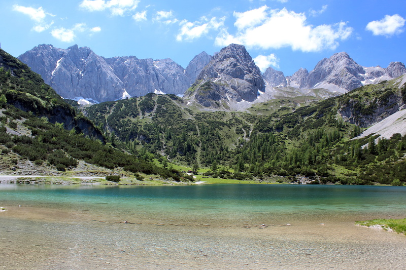 landscape, idyllic, hiking, outdoors, plant, berge, tranquil scene, berg, lake, alps, mountains, tranquility, hiker, no people, outdoor, environment, 5K
