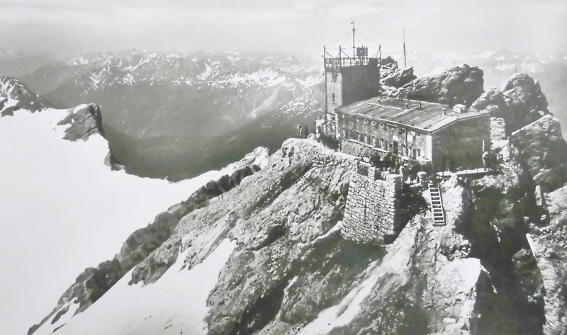 beauty in nature, old recording, munich home, zugspitze railway, postcard, nature, bavaria, day, building exterior, zugspitze, built structure, rarity