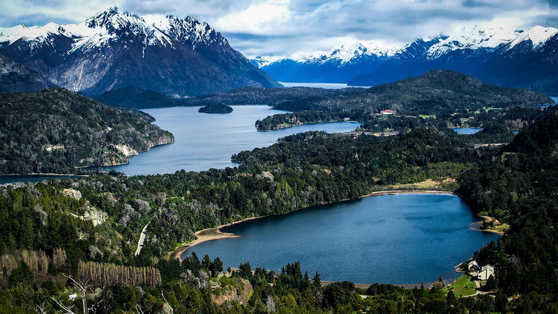 1080P, landscape, nature, lake nahuel huapi, Patagonia