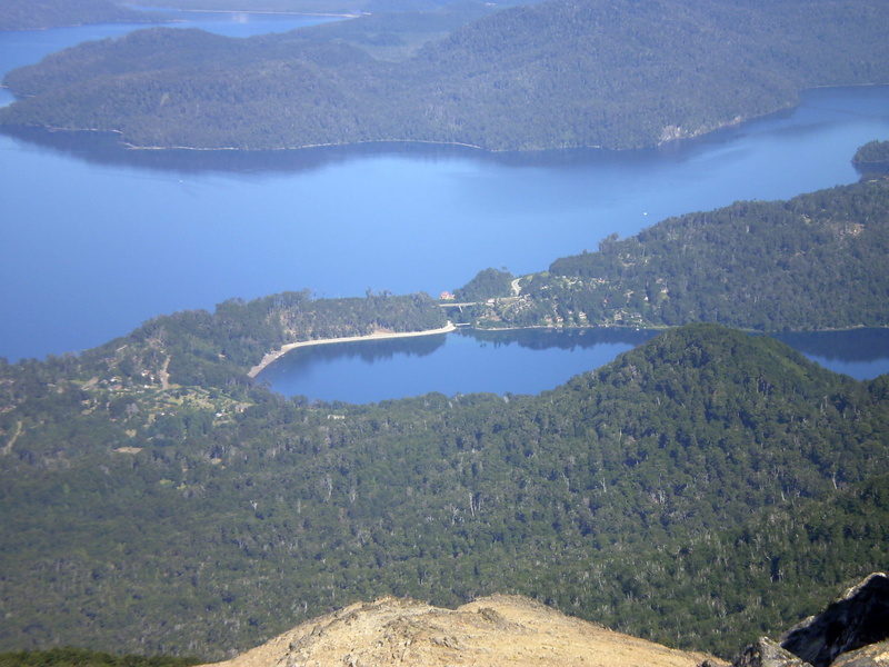 high angle view, public domain, blue, built structure, nature, scenics - nature, architecture, huapi, no people, 2K, mountain, national, non-urban scene