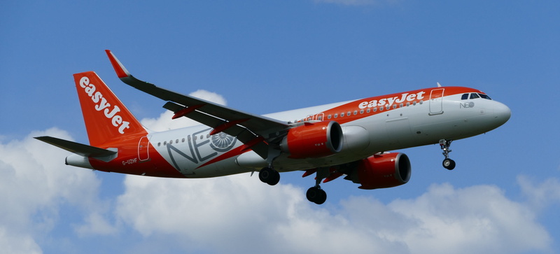 speed, balls, flying, chassis, blue, business, mode of transportation, wind, aerospace industry, sun, day, easyjet, aircraft, transportation, cloud - sky