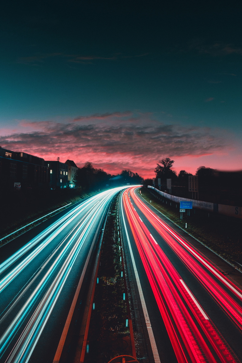 backlight, traffic, city, zurich, bright, road, turn, switzerland, 5K