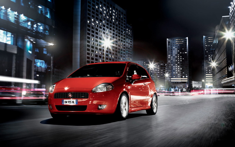 1080P, punto, grand, fiat, gr
