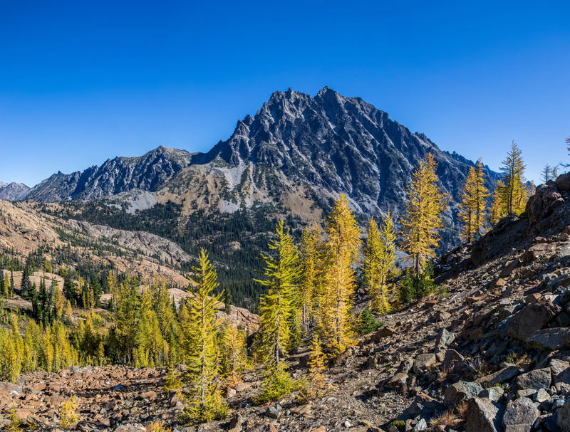 nature, tranquil scene, no people, sky, rock - object, granite, mountain range, washington, scenic view, hiking, usa, mount stuart, peak, mountain, beauty in nature