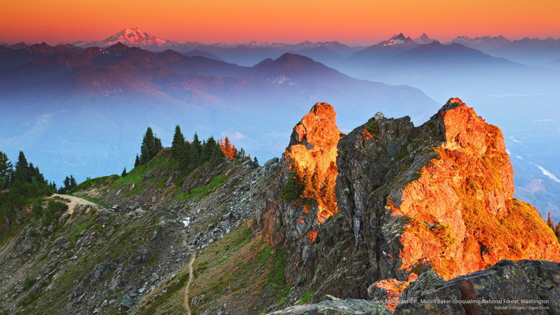 national, sauk, 2K, Mountains, s, mount, snoqualmie, mountain, washington, forest, p, baker