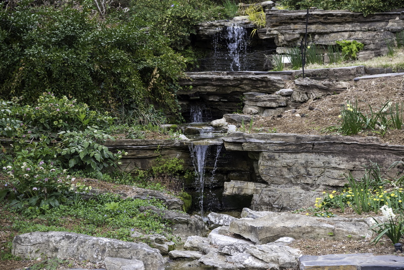 north carolina, falling water, rock - object, carolina, ancient, history, Duke Gardens, scenics - nature, cascades, North Carolina, outdoors, no people