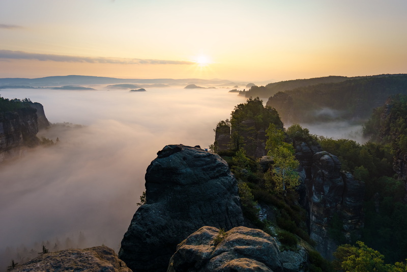 shot, Explore, Freude, scenics, nature, dom, Welt, outdoors, Switzerland, Landscape, Sächsische-Schweiz, andere, Fog, Saxony, Elbsandsteingebirge, Ocean