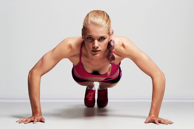 fitness, 2K, pose, workout, pushups
