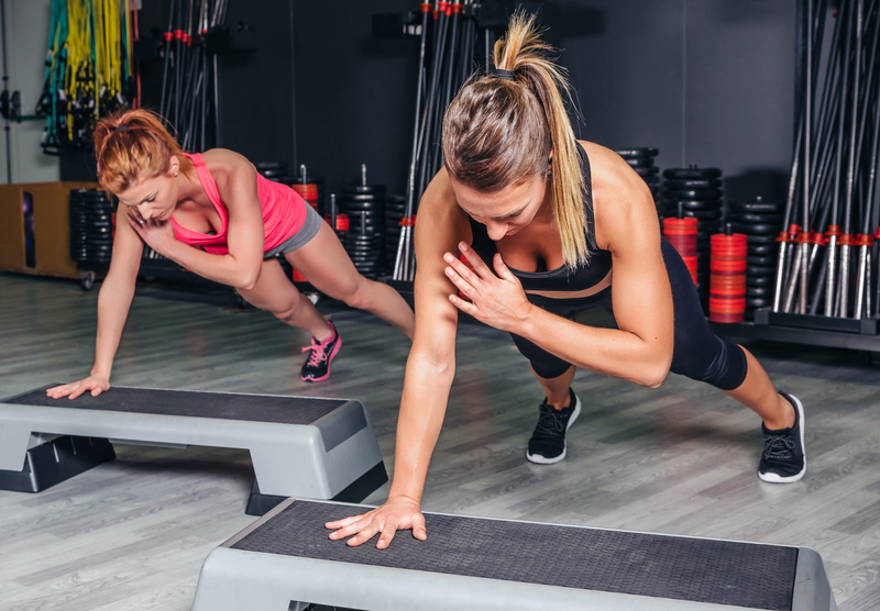 workout, pushups, 4K, gym, fitness