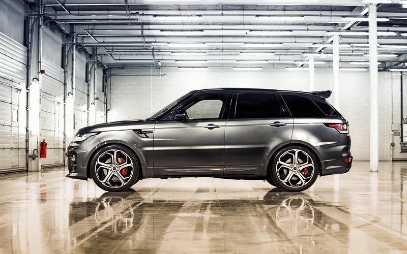 SUV, Sport, View, Rover, Silver, 2K, Car, 2014, Range, Side