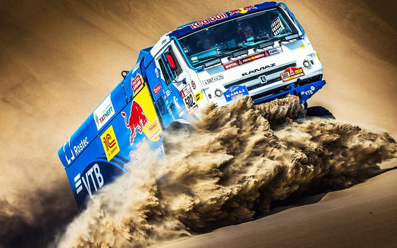Contest, Sport, Speed, KAMAZ, KAMAZ-master, RedBull, Dune, The roads, Dakar, " KAMAZ-master", Sports team "KAMAZ-master", Best, 502, Race, Sands, 1080P