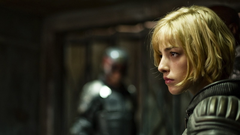 contemplation, blonde, young women, 720P, movies, beauty, adult, focus on foreground, looking, crime, hairstyle, Dredd, waiting, emotion, women, actress