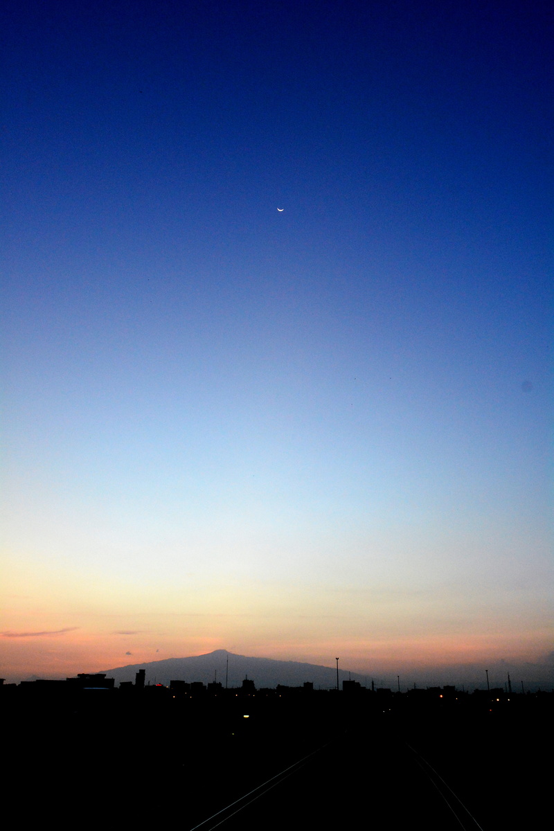 copy space, road, no people, environment, kmertour, moutains, moonrise, nikon, the way forward, douala, land vehicle, city, car, sky, blue, beauty in nature