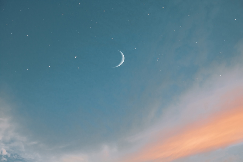 sky, space, universe, outdoors, dusk, no people, sea, coast, sunrise, natural phenomenon, ocean, planetary moon, idyllic, outer space, 5K, astronomy, night