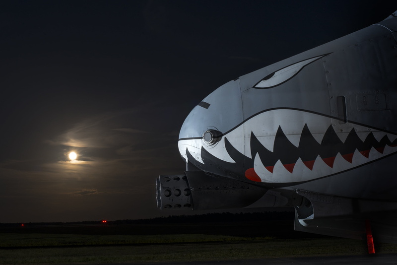 usa, moonlight, plane, beauty in nature, cloud - sky, flightline, lighting equipment, glowing, aviation, outdoors, military, no people, thunderbolt, building exterior