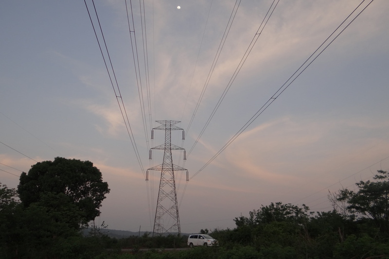 electric tower, field, power line, cloud - sky, sunset, power supply, Pylon, nature, no people, Moonrise, sky, architecture, tree, fuel and power generation