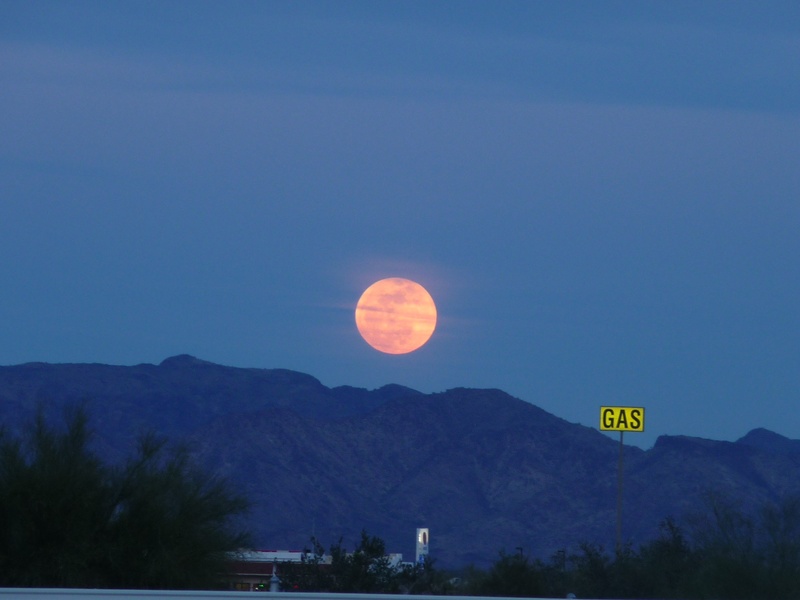phases, harvest moon, full moon, blue, tranquil scene, plant, crater, arizona, astrology, space, apollo, range, mountain range, beauty in nature, astro