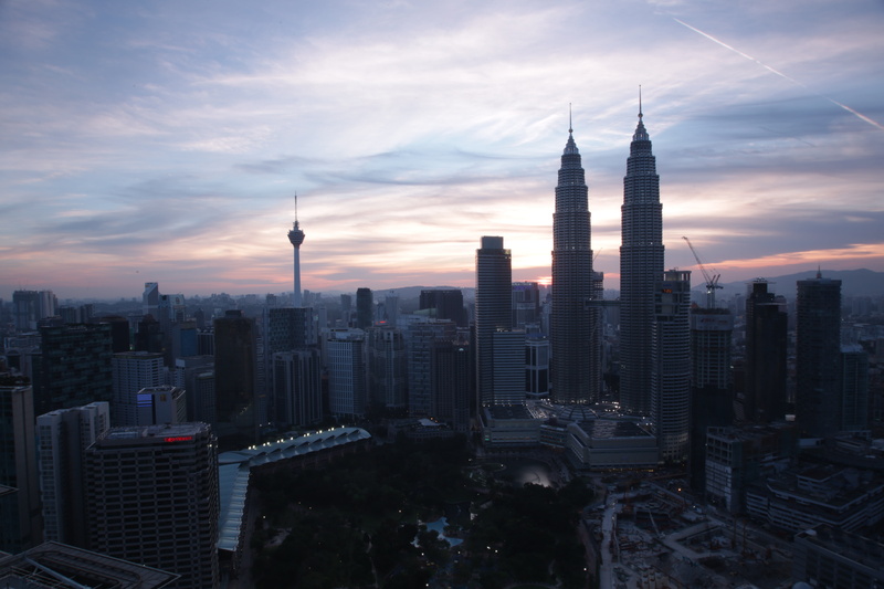skyline, business, attraction, 5K, malaysia, tower, travel destinations, kuala, sunset, photography, building exterior, crowded, town, aerial, klcc, financial district