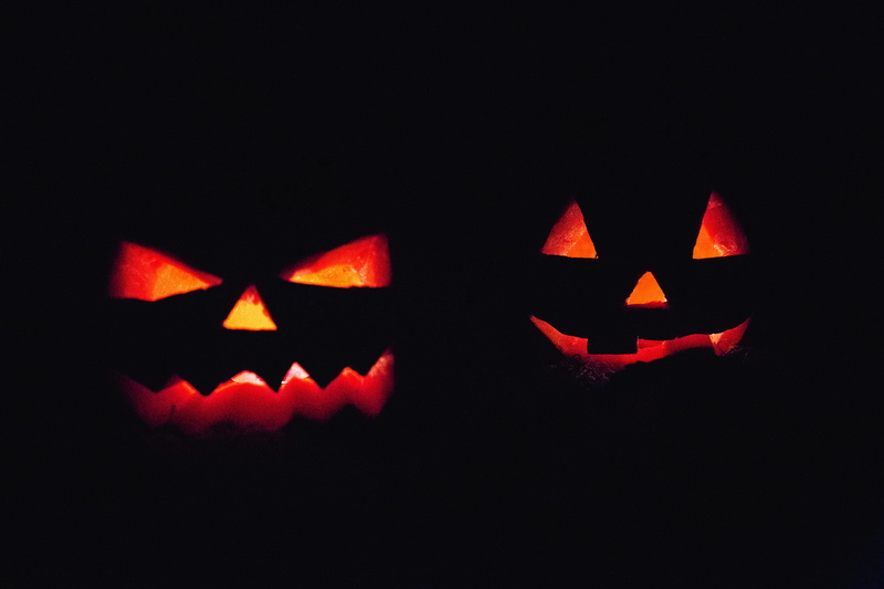 creepy, anthropomorphic face, pumpkin, scary, symbol, backlit, candlelight, lantern, light, spooky, anthropomorphic, terror, studio shot, silhouette, 5K