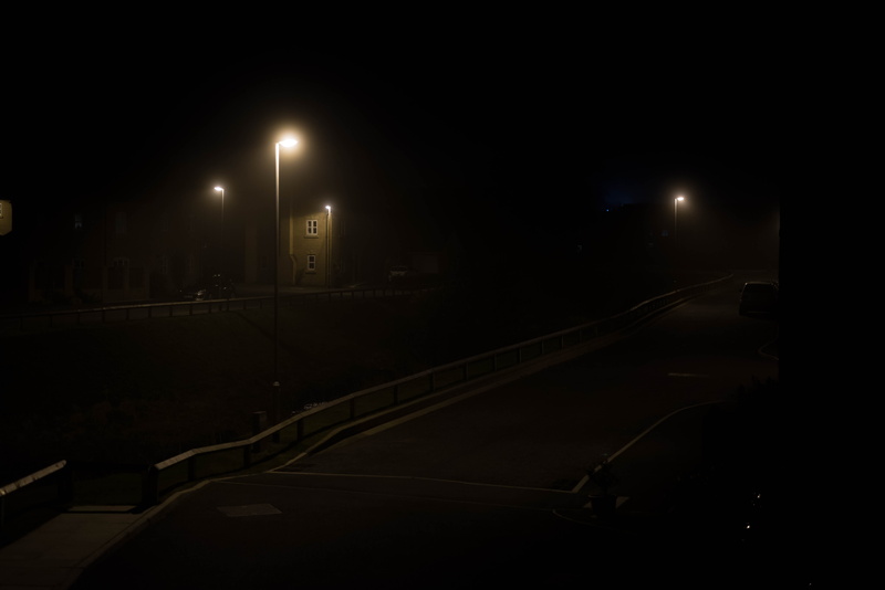 mode of transportation, architecture, travel, eerie, traffic, street light, road, land vehicle, dark, vehicle interior, no people, building, 5K, lights