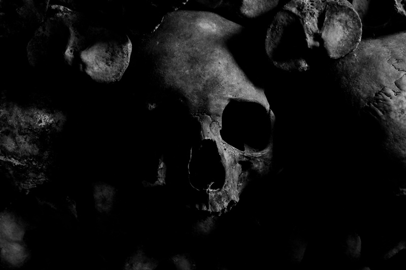 fear, eerie, black-and-white, history, human skeleton, human body part, black background, body part, the past, people, human bone, full frame, scary, close-up