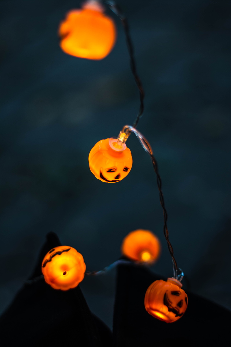 halloween, black Color, season, backgrounds, orange Color, lights, photography, moody, interior design, lantern, horror, dark, autumn, light, string, illuminated