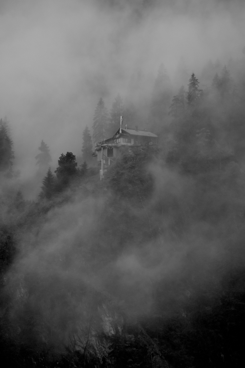 zimmereben, mountain, nature, morning, no People, history, old, cabin, black And White, quiet, photography, tree, landscape, zillertal, creepy, forest