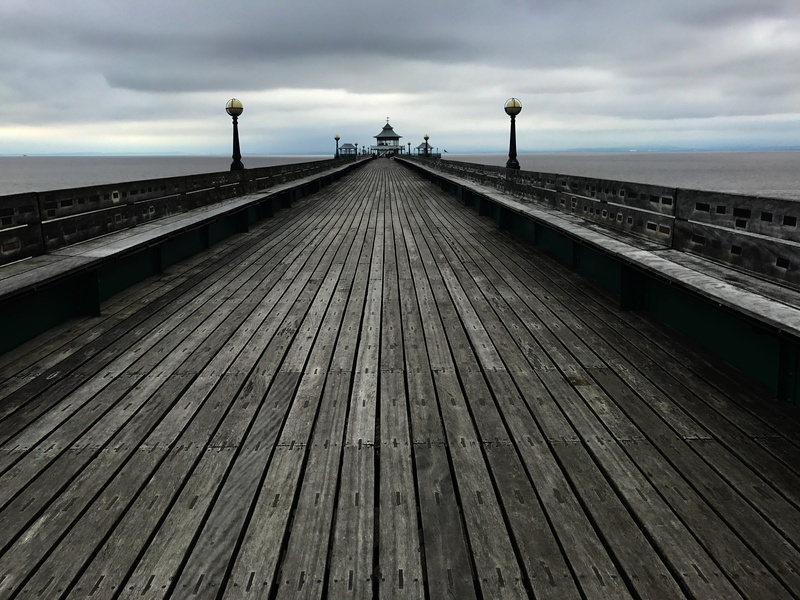 boardwalk, wood, day, the way forward, surface level, diminishing perspective, direction, seaside, 4K, bridge, sky, mobile, moody, united kingdom, pier