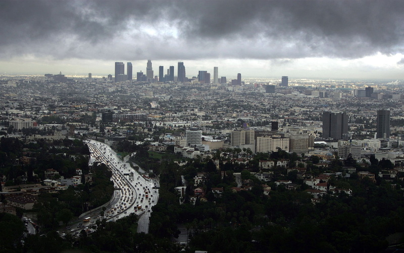 overcast, urban, Los Angeles, 1080P, city, cityscape