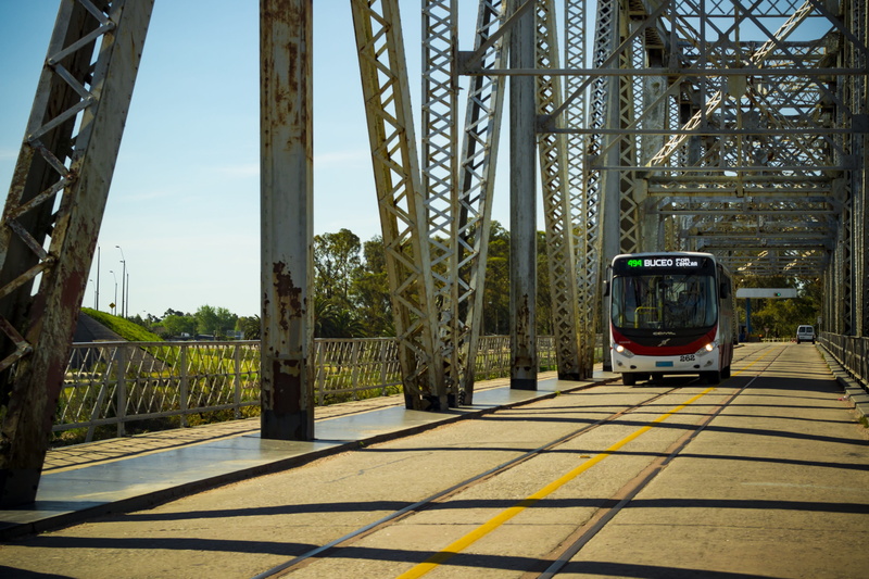 day, architecture, rail transportation, montevideo, built structure, uruguay, plant, Montevideo, metal, track, railroad track, transportation, Uruguay