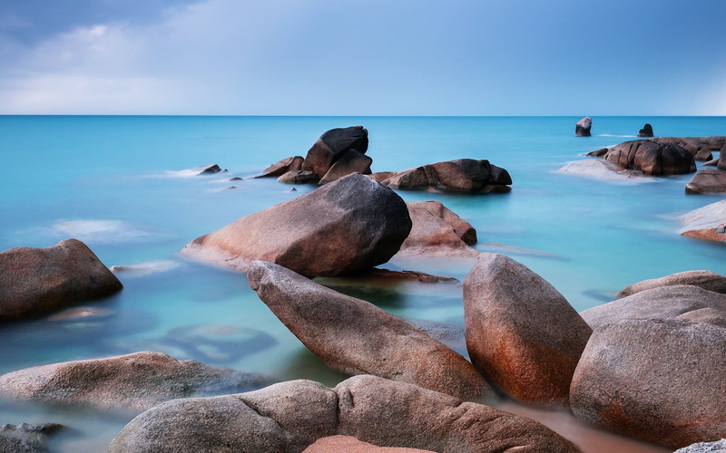nature, summer, island, landscape, wave, scenics - nature, tranquility, no People, sand, day, land, vacations, stone - Object, scenics, seychelles, outdoors