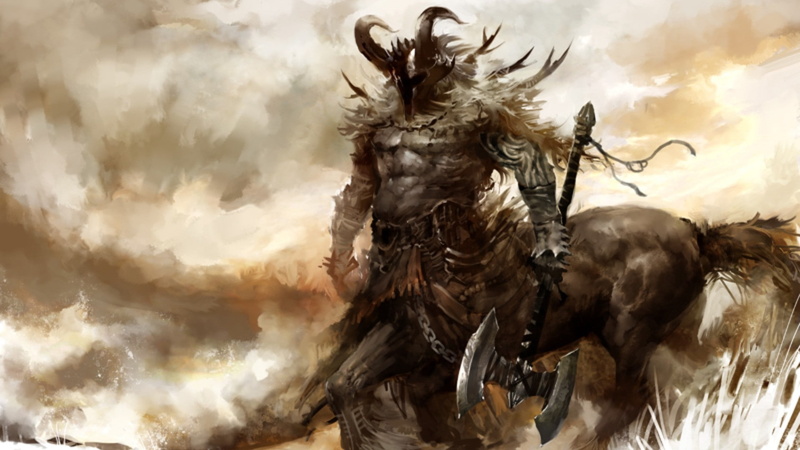 art, x, fantasy art, Centaur, centurion, abstract, fantasy, 1080P, kotaki, artwork, guild, kekai, hd, wars