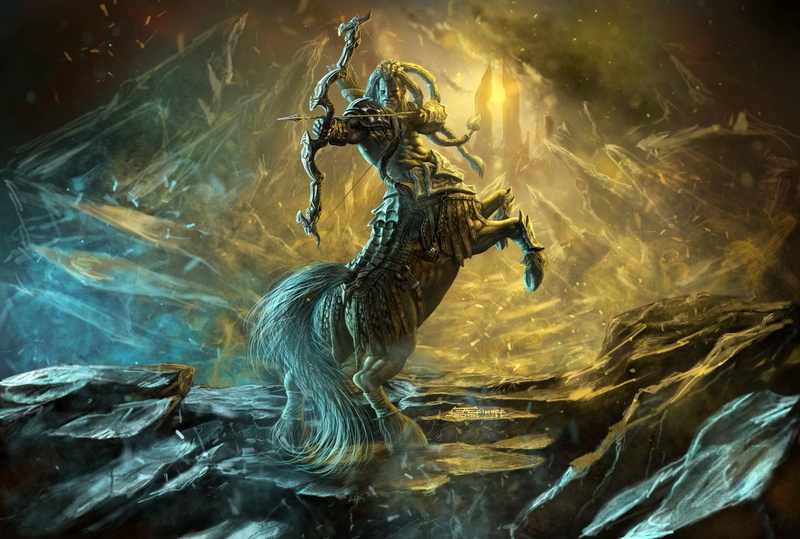 animals in the wild, Centaur, vertebrate, animal, waterfront, reptile, no people, sea, water, 1080P, underwater, day, one animal, Fantasy, motion, Warrior