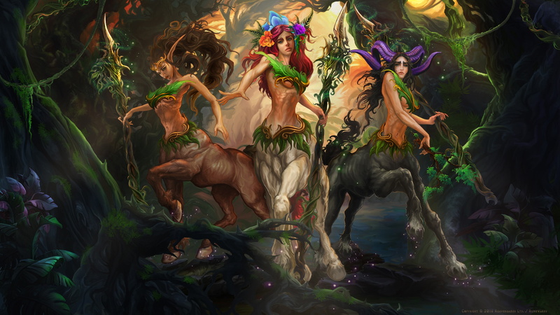4K, Centaurs, artwork, fantasy girl, fantasy art