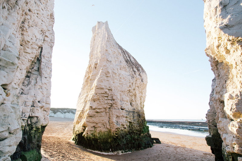 botany road, england, clear sky, scenics - nature, outdoors, no people, white cliffs, white rocks, nature, sunlight, seaside, sea, broadstairs, 5K, plant