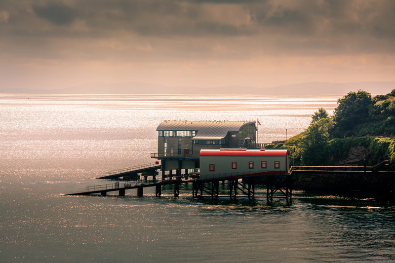 water, nature, white, pembrokeshire, seaside, horizon, coast, wales, built structure, architecture, waterfront, holiday, sky, uk, horizon over water
