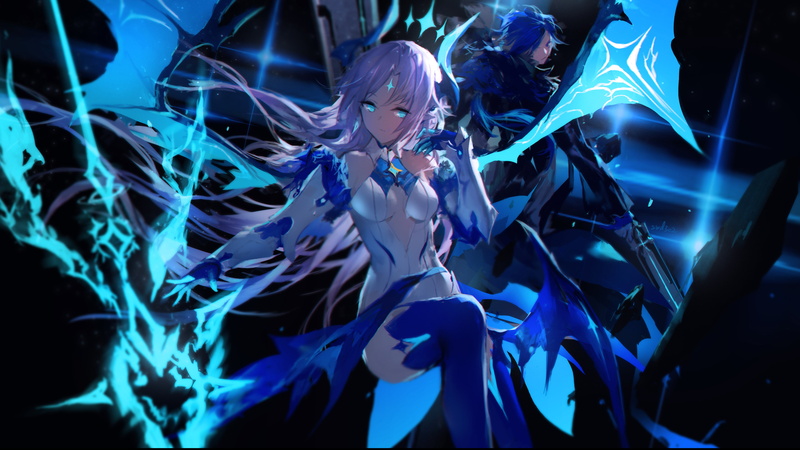 Lu (Elsword), Ciel (Elsword), 4K, Elsword, Anime, Video Game