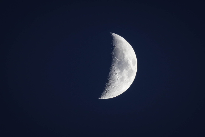 dark, space, outdoors, space exploration, low angle view, white, black, moon, idyllic, sky, copy space, nature, night, tranquility, 2K, moonlight, black and white