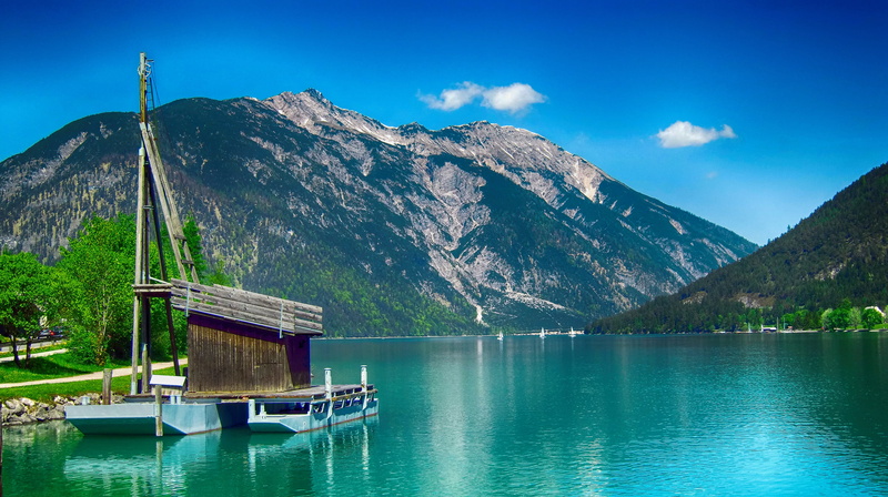 mountain peak, tyrol, beauty in nature, seefeld, achensee, nature, waters, landscape, reflection, tourism, environment, travel destinations, summer, austria