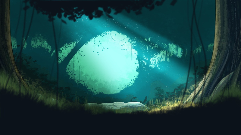 underwater, forest, marine, scene, animal themes, aquarium, sunlight, transparent, swimming, animals in the wild, undersea, animal, outdoors, 2K, animal wildlife