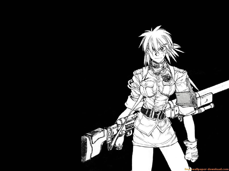 hellsing, like, guns, anime, Saras, 480P, art, Victoria, hd, big