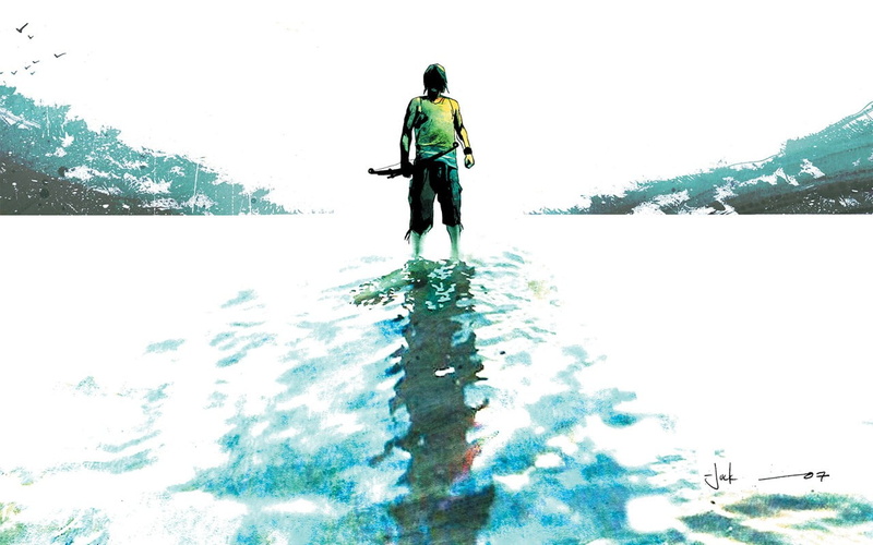 water, Green Arrow, lifestyles, trip, beauty in nature, snow, day, 720P, cold temperature, nature, holiday, Arrow, full length, standing, man, body, vacations