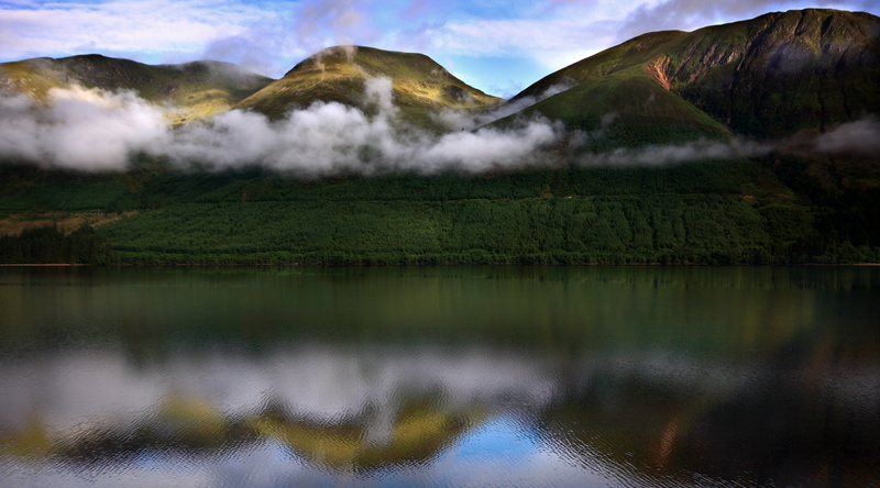 4K, mountain range, pollution, beauty in nature, mountainm, Mountains, reflection, day, scenics - nature, green, tranquil scene, Clouds, fogs, no people